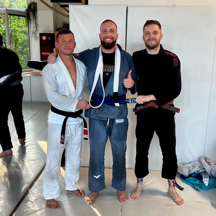 Blue belt · June 24, 2024 · Promoted by Robin Javorek