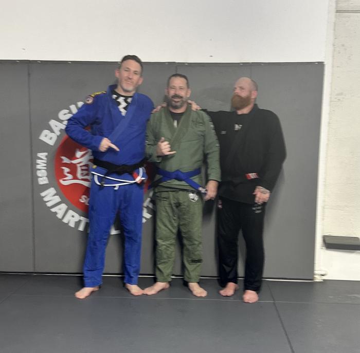 Blue belt · August 5, 2024 · Promoted by Kevin Hall