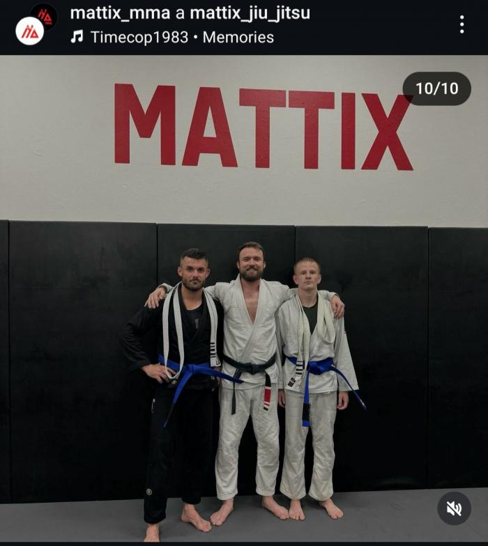 Blue belt · July 23, 2024 · Promoted by Matt Bocko