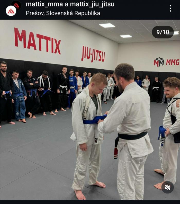 Blue belt · July 23, 2024 · Promoted by Matt Bocko