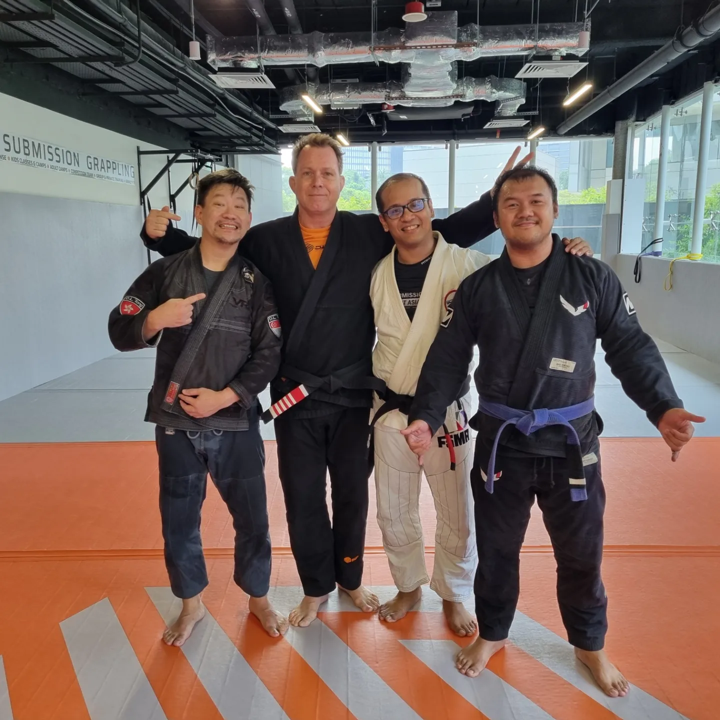 With coach Chance Wanlass in Singapore Submission Grappling