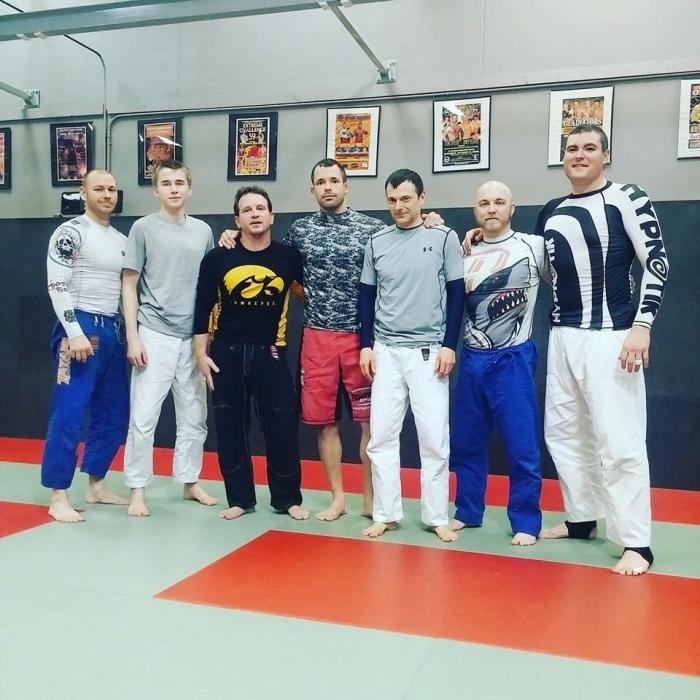 Blue belt test with Mario Roberto