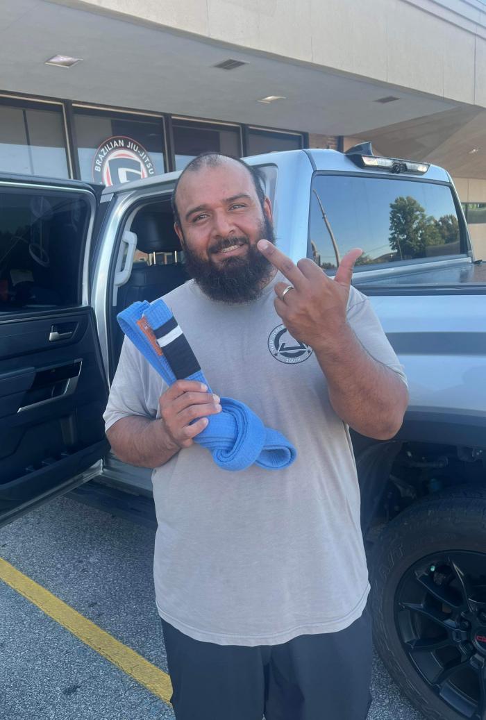 Blue belt · December 16, 2021 · Promoted by Jason Darty