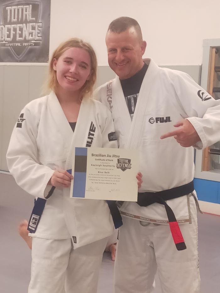 Blue belt · August 8, 2024 · Promoted by Brian Rose