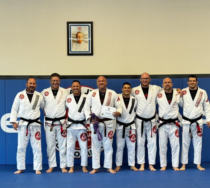 Brown belt · August 17, 2024 · Promoted by Professor Lucas Rubbo
