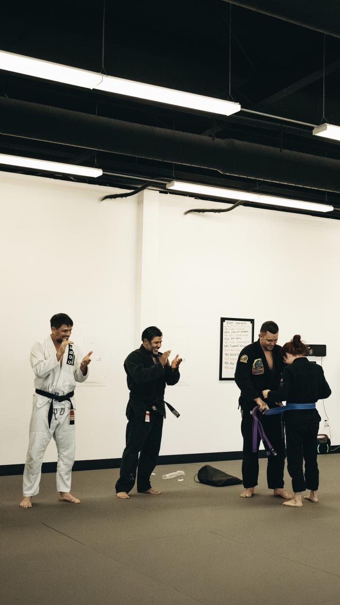 Purple belt · April 21, 2024 · Promoted by Cole