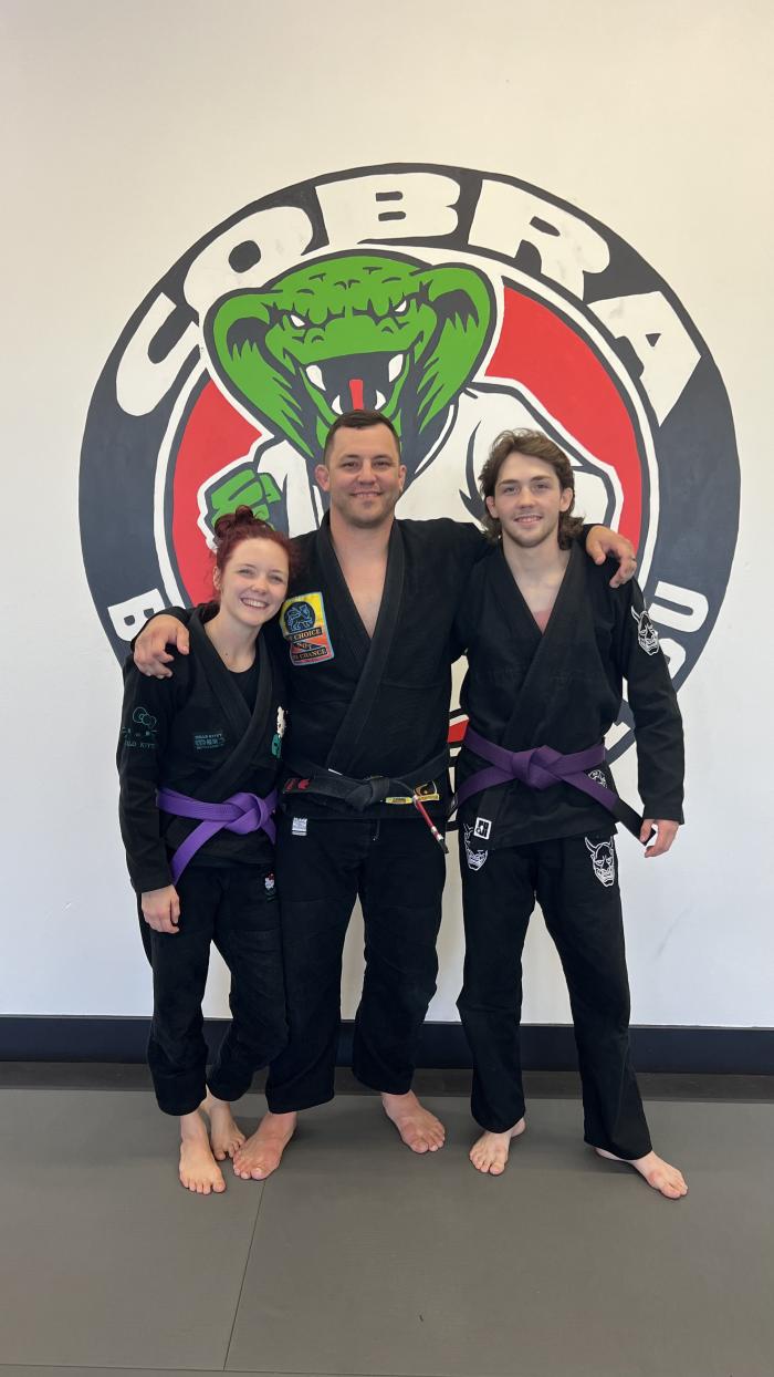 Purple belt · April 21, 2024 · Promoted by Cole