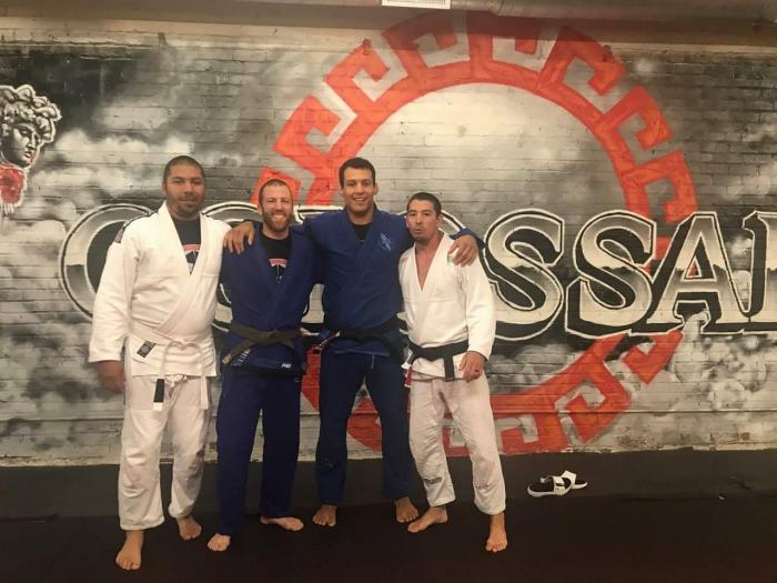 Dave, Paul and I with Vinny Magalhaes.