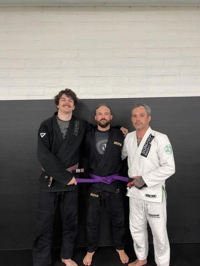 Purple belt · May 13, 2024 · Promoted by Aaron Botelho