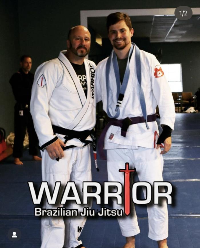 Purple belt · August 16, 2022 · Promoted by Vic Rosati