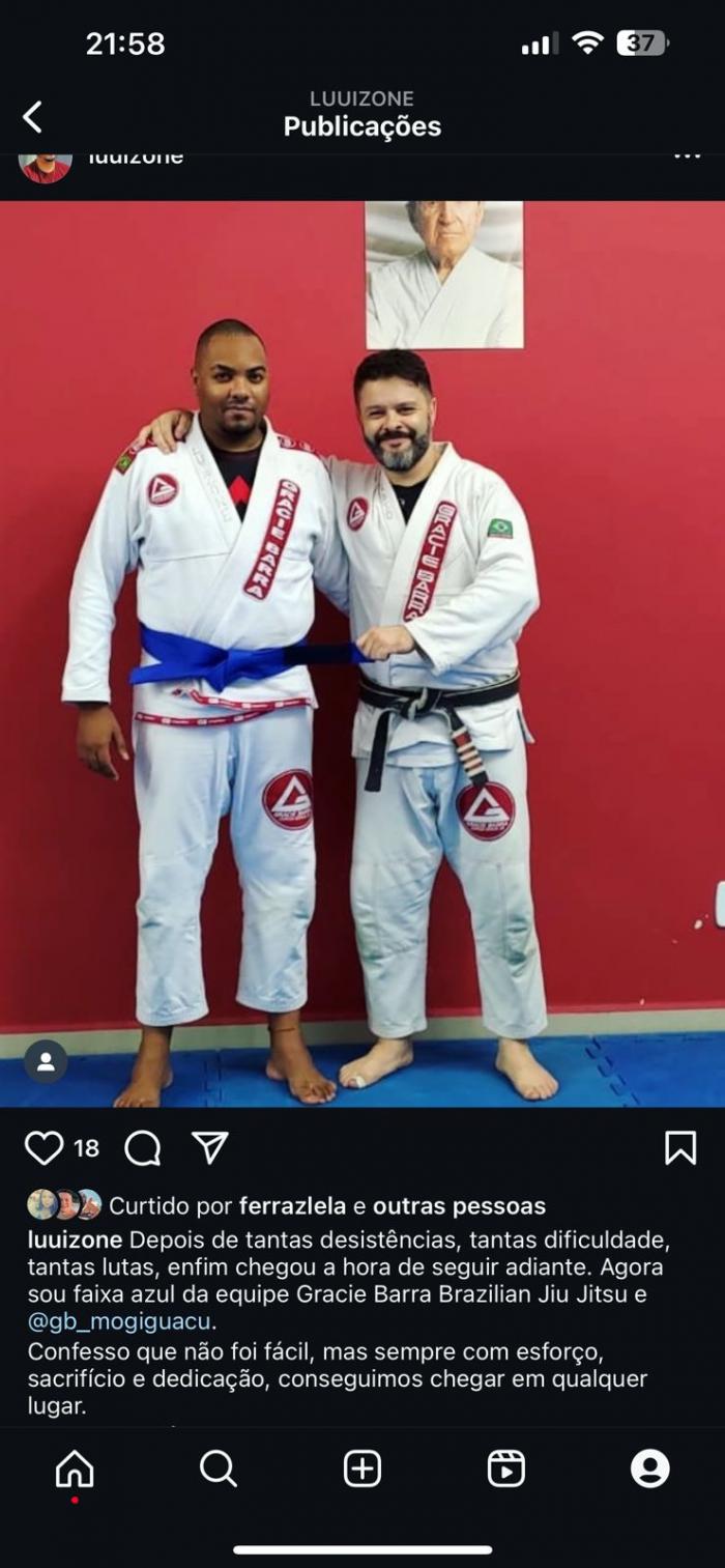 Blue belt · December 17, 2021 · Promoted by Fabio Costa Lima