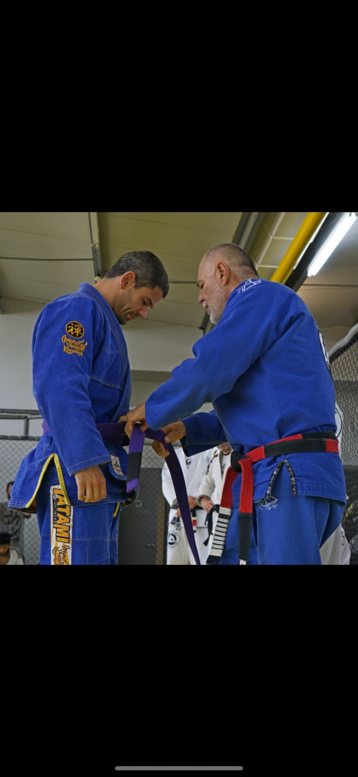 Purple belt · August 8, 2017 · Promoted by Mauricio Gomes