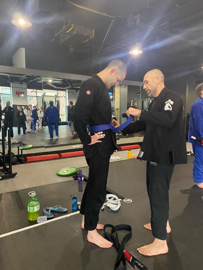 Blue belt · March 2, 2024 · Promoted by Meego