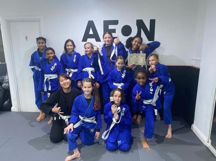 With the AEON ladies class