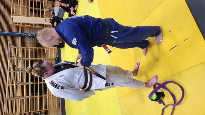 Brown belt · September 3, 2024 · Promoted by Jorgen Matsi