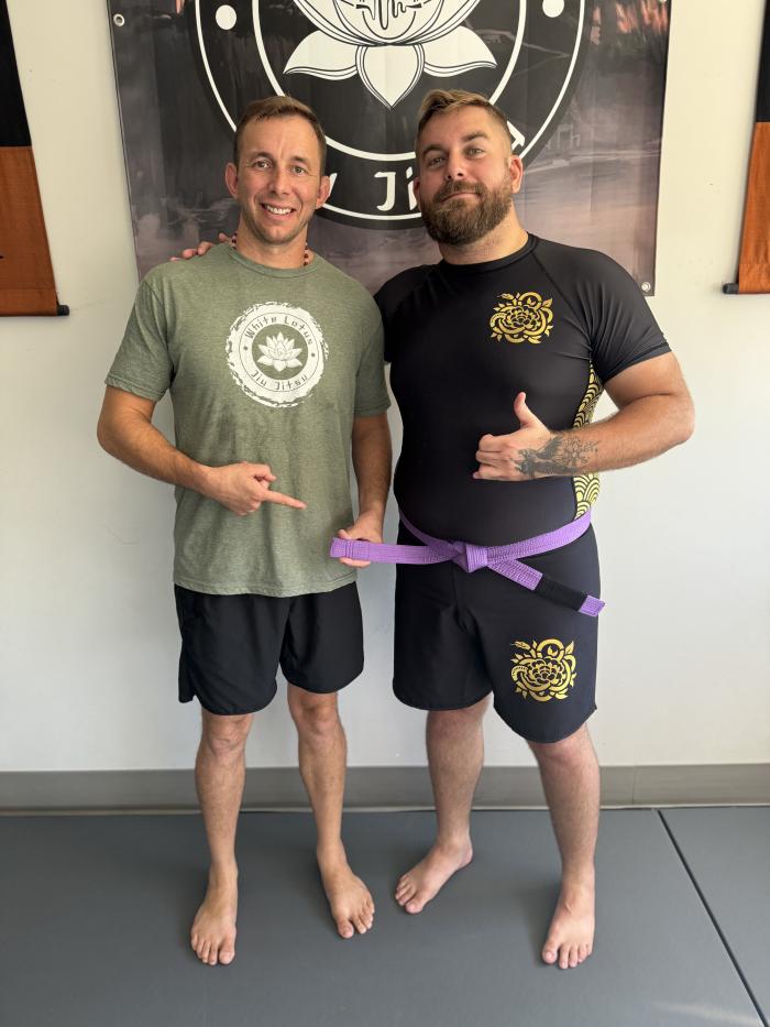 Purple belt · September 2, 2024 · Promoted by Joshua Janis
