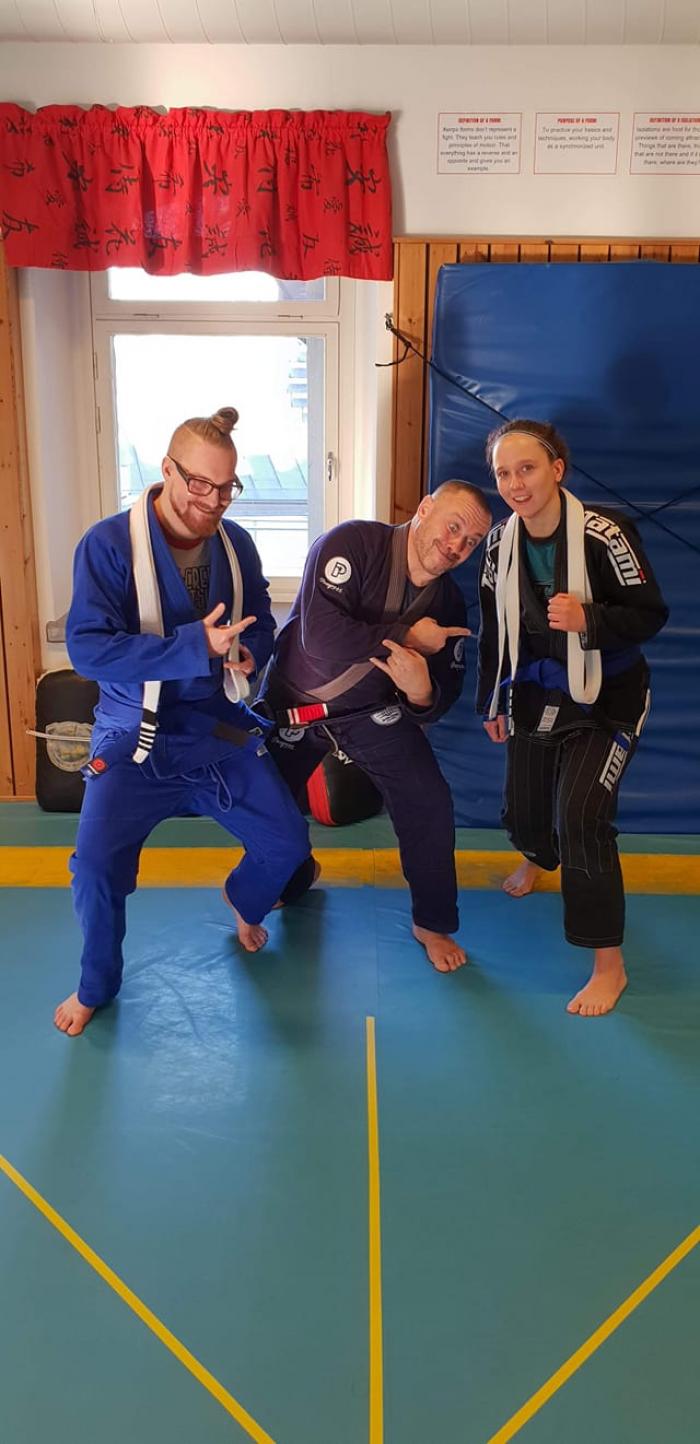 Blue belt · October 14, 2018 · Promoted by Steven Antoniou