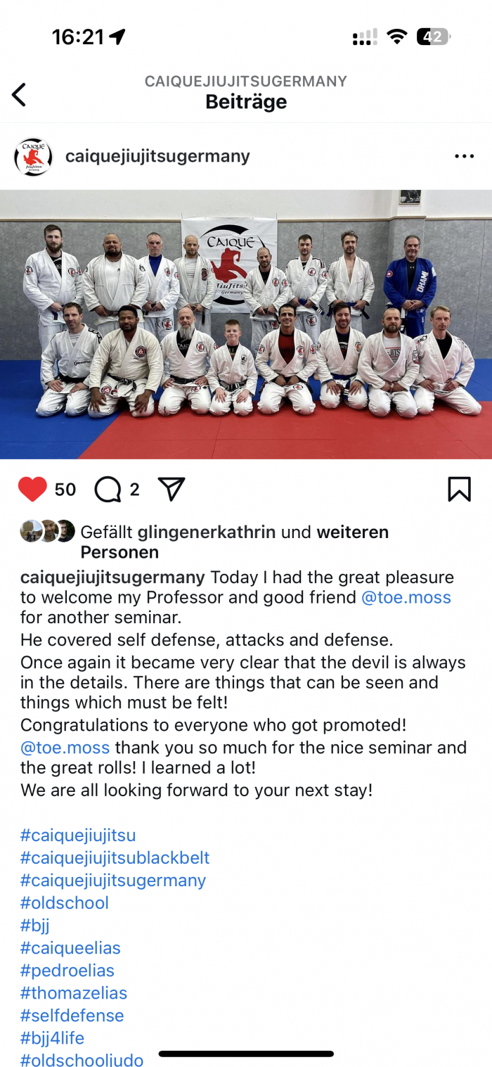 Brown belt · June 19, 2022 · Promoted by Thomas Holtmann