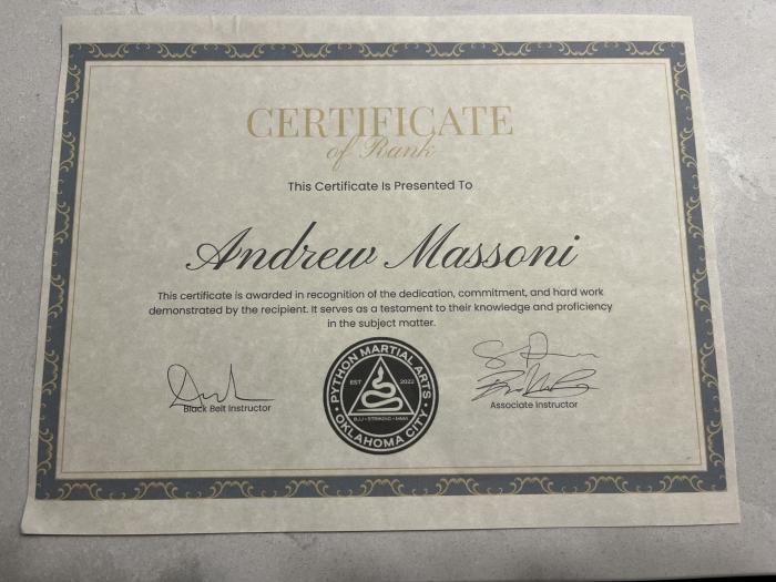 Purple belt · July 21, 2024 · Promoted by Diego Pichilingue