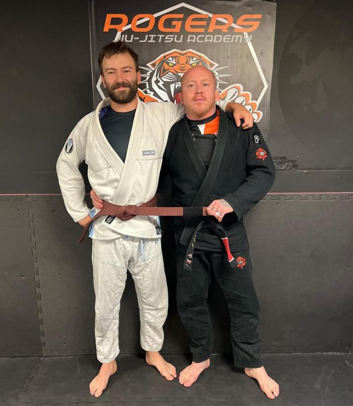 Brown belt · September 10, 2024 · Promoted by Aaron Rogers