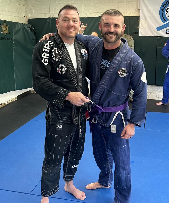 Purple belt · July 26, 2023 · Promoted by Cody Hudson