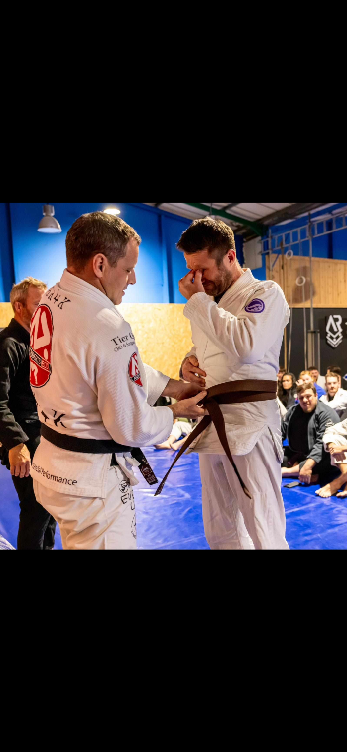 Brown belt · July 15, 2024 · Promoted by Andy Roberts