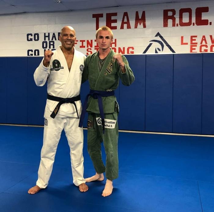 Blue belt · August 13, 2019 · Promoted by Royce Gracie