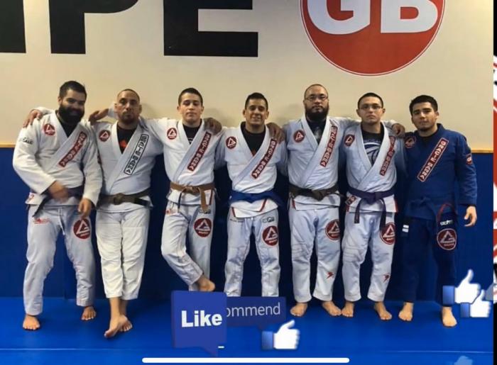 Some old training partners at my old academy circa 2016