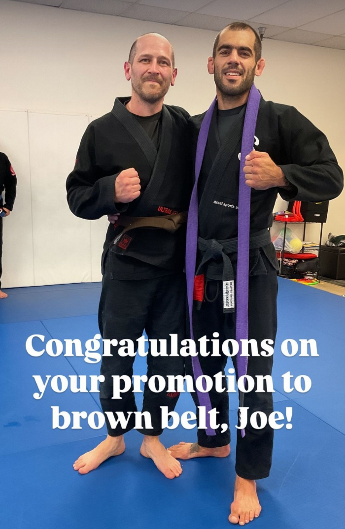 Brown belt · September 19, 2024 · Promoted by Joao Da Rosa