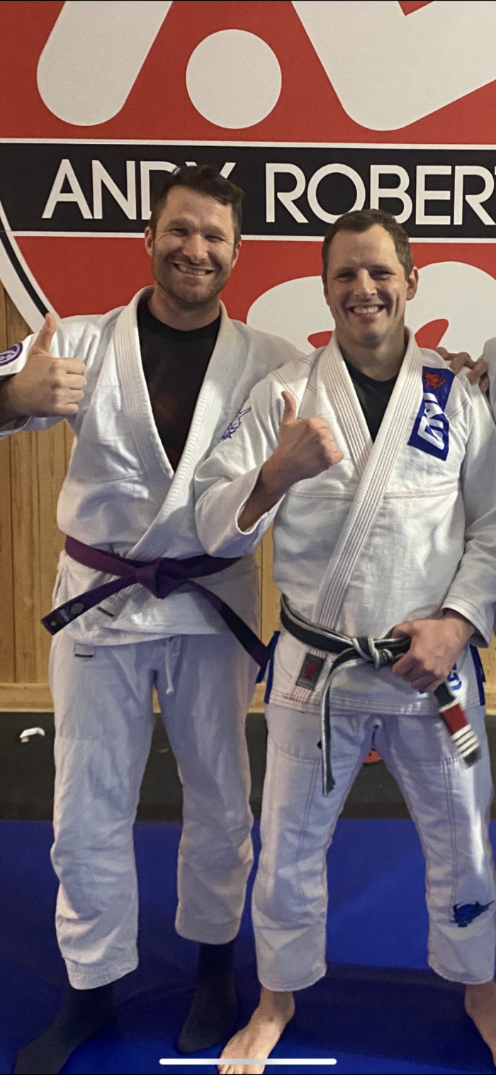 Purple belt · January 26, 2022 · Promoted by Andy Roberts
