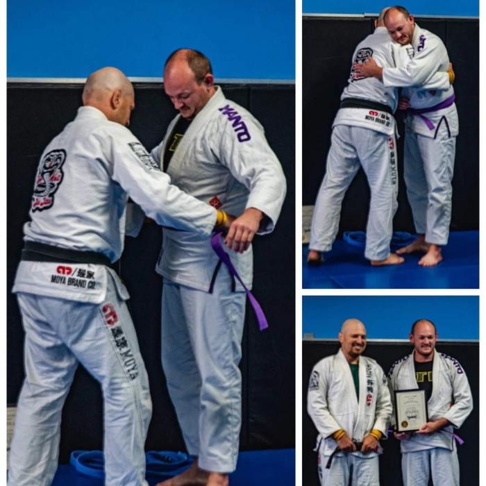 Purple belt · September 6, 2024 · Promoted by Marc Laimon