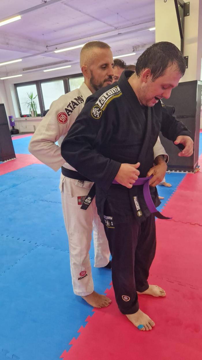 Purple belt · September 29, 2024 · Promoted by Stephan Van Wichelen