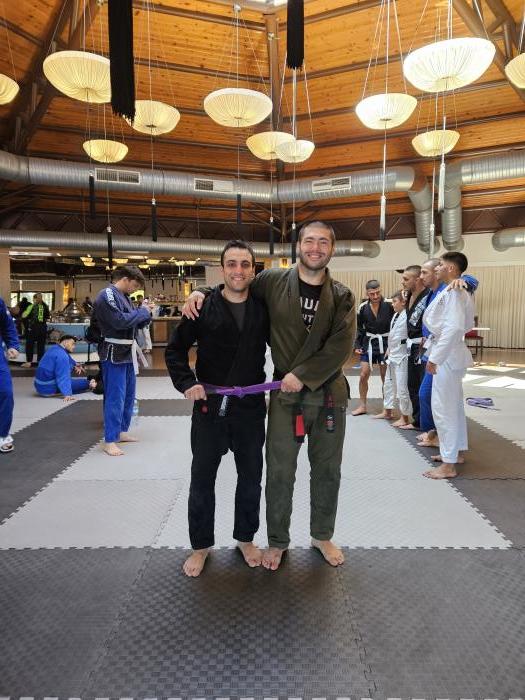 Purple belt promotion