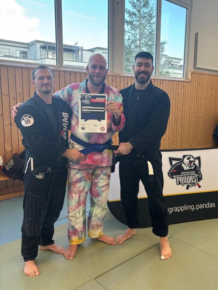 Blue belt · October 5, 2024 · Promoted by Felix Adler