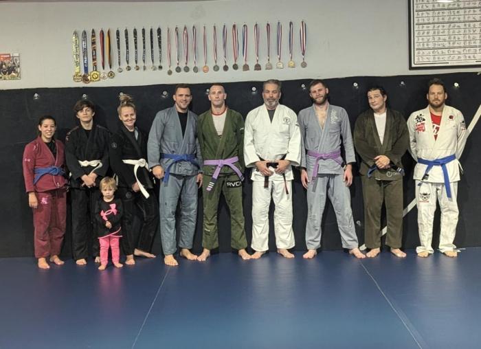 Some good judo work (sumi gaeshi and tomo nage) on an October 2024 Saturday morning!
