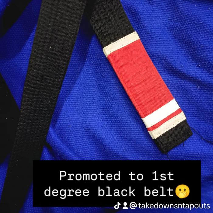 Black belt 1st degree · October 13, 2024 · Promoted by Luis Felipe Martins