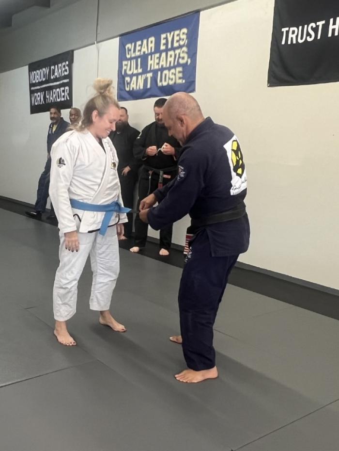 Blue belt · March 26, 2024 · Promoted by Eric Griffin
