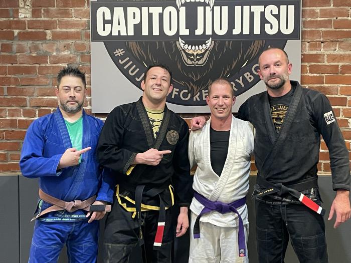 Purple belt · April 8, 2024 · Promoted by Garrett Van Vleck
