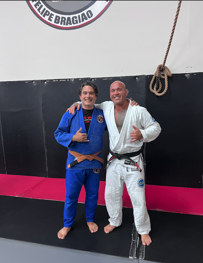 With Felipe Bragiao