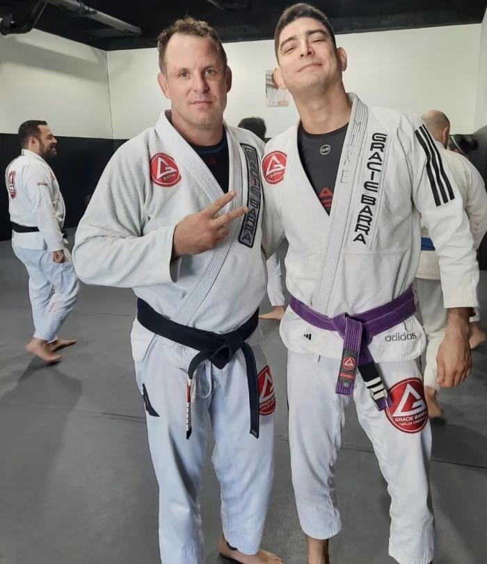 With Professor Tyler Bossard