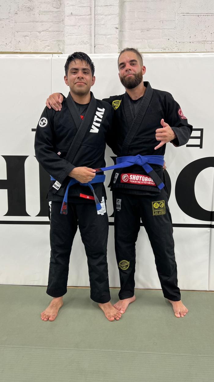 Blue belt · July 8, 2024 · Promoted by Gabriel Marte