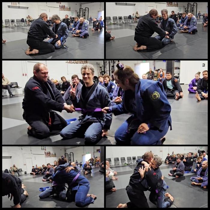 Purple belt · October 19, 2024 · Promoted by Cory Shannon