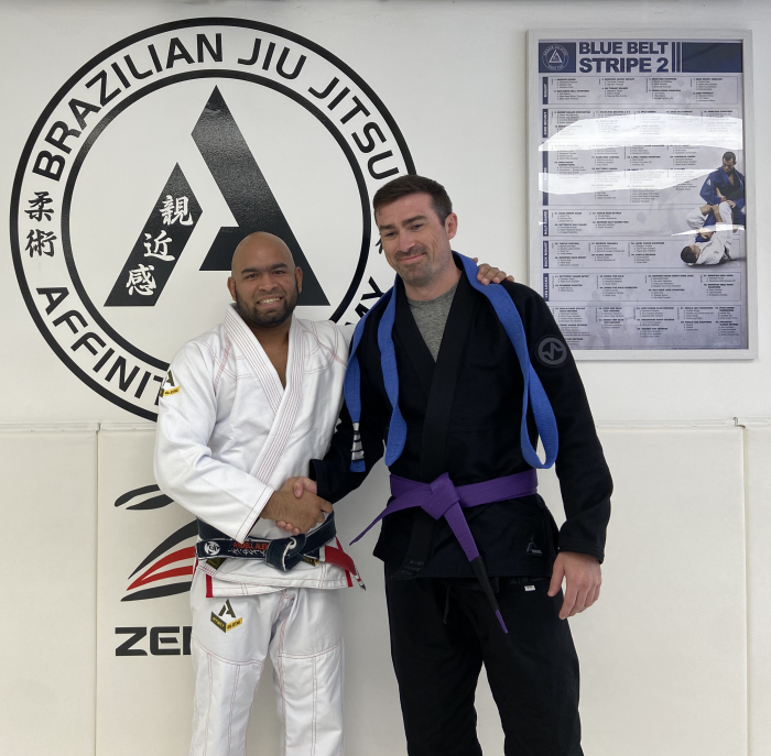 Purple belt · October 22, 2022 · Promoted by Andell Alexander