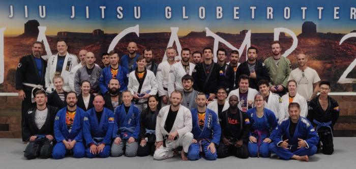 Teaching Judo for BJJ at the first Arizona camp