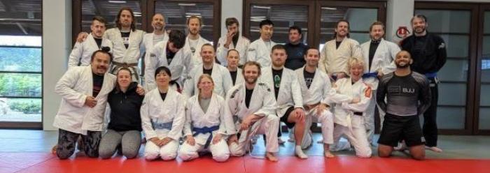 One of many times I've taught side-classes on Judo at Zen Camp