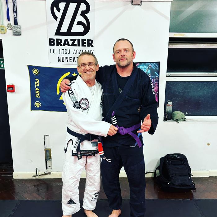 Purple belt · April 11, 2022 · Promoted by Mark Allis