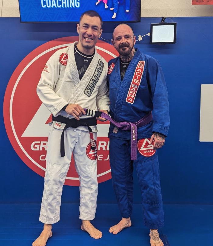 Purple belt · October 17, 2023 · Promoted by diogo Oliveira (pato)