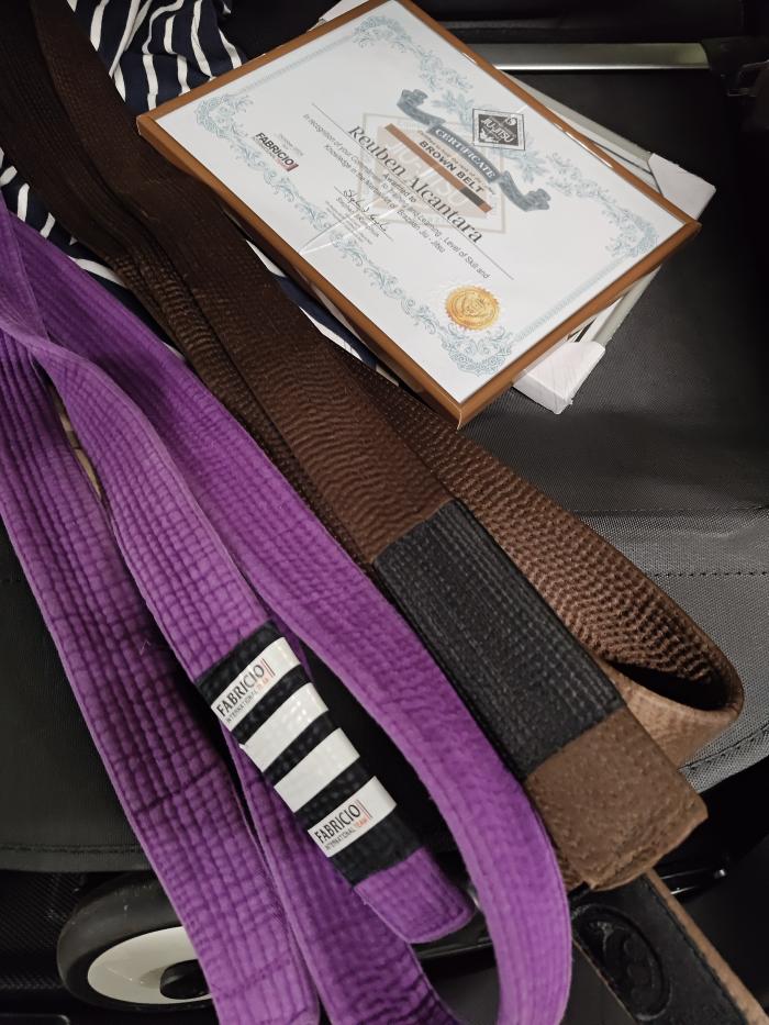 Brown belt · October 6, 2024 · Promoted by Stephen Kamphuis
