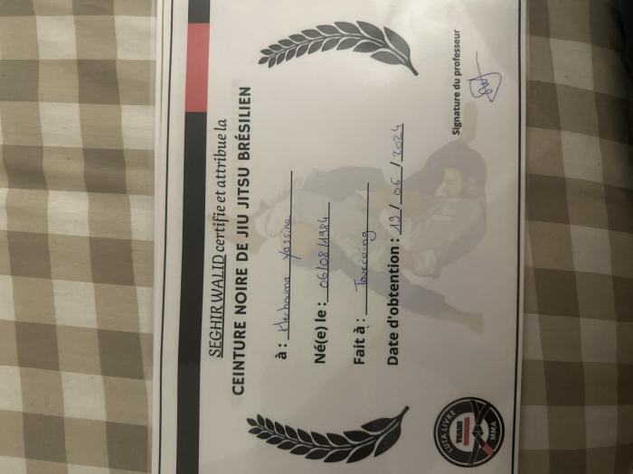 Black belt · June 19, 2024 · Promoted by Walid Seghir