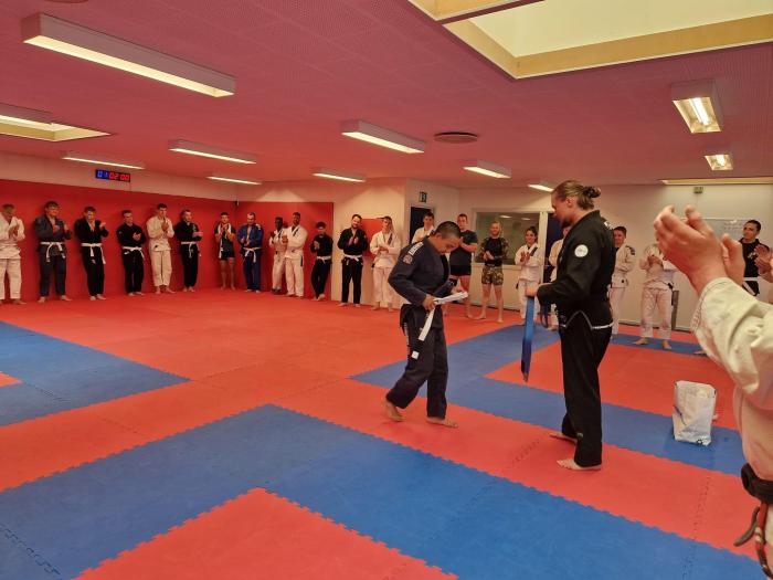 Blue belt · May 23, 2024 · Promoted by Lucas Andersen